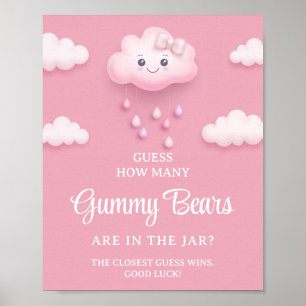 Poster Na Nuvem Nove Moderna, Adivinha Quantos Ursos Gumm