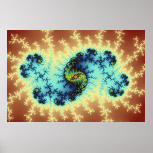 Pôster Na Playcast - Arte Fractal