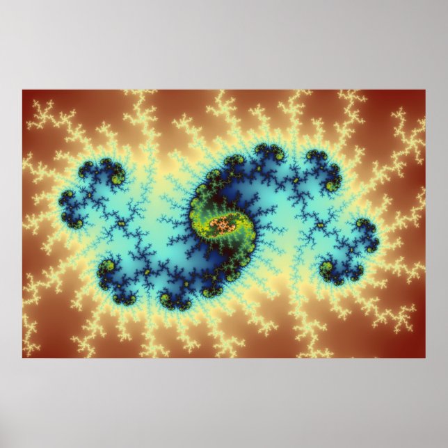 Pôster Na Playcast - Arte Fractal (Frente)