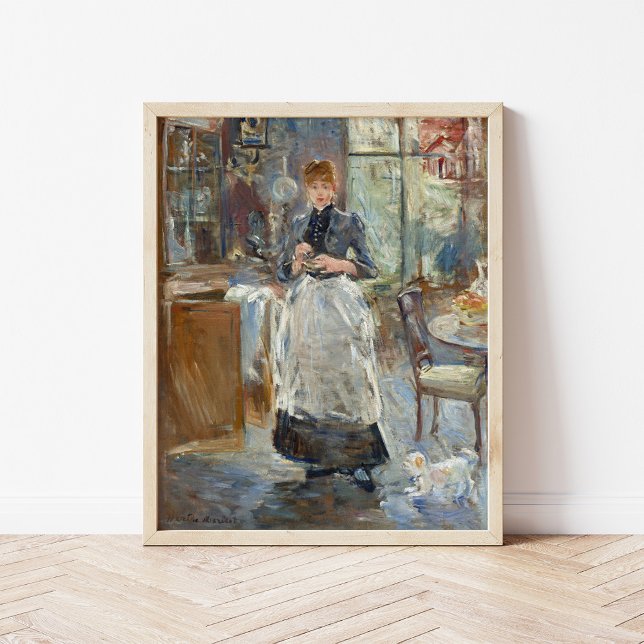 Poster Na sala de jantar | Berthe Morisot (Criador carregado)