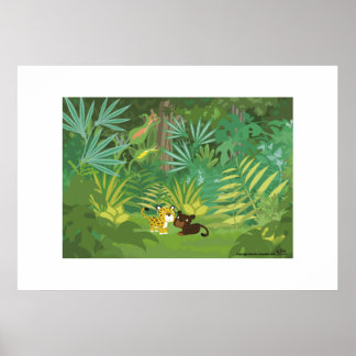 Pôster Na selva