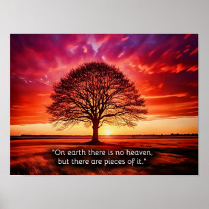 Poster "Na Terra não há céu, mas há pedaços