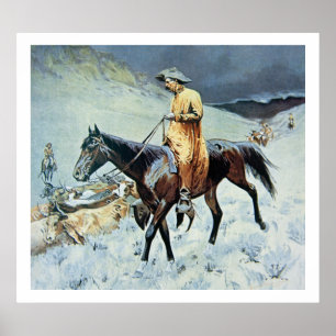 Poster Na trilha (óleo na canvas)