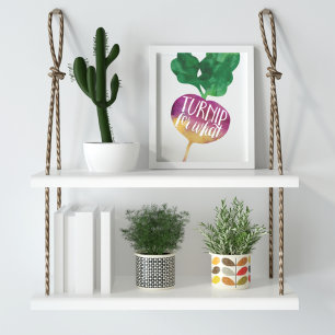 Pôster Nabo para quê   Veggie Pun