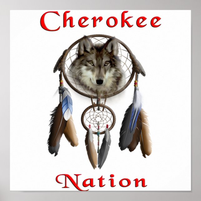 Poster nação cherokee (Frente)