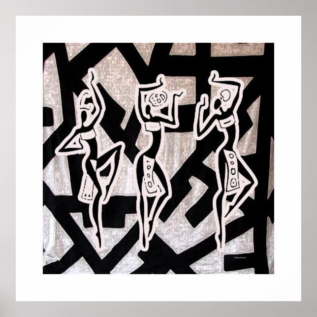 Pôster Nação De Ritmo Africano Sob O Piso (Frente)