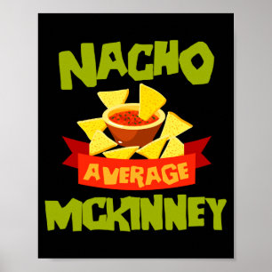 Poster Nacho apelido de aniversário engraçado médio mckin