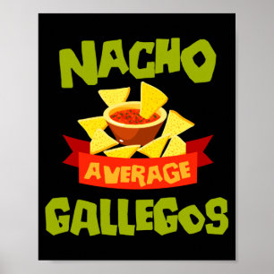 Poster Nacho gallegos médio apelido engraçado de aniversá