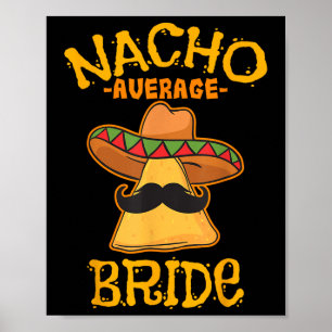 Poster Nacho Média Bride Cinco Mexicanos De Mayo Fiesta