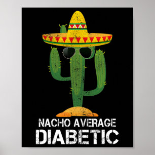 Poster Nacho Média de Camisetas de Sensibilização para Di