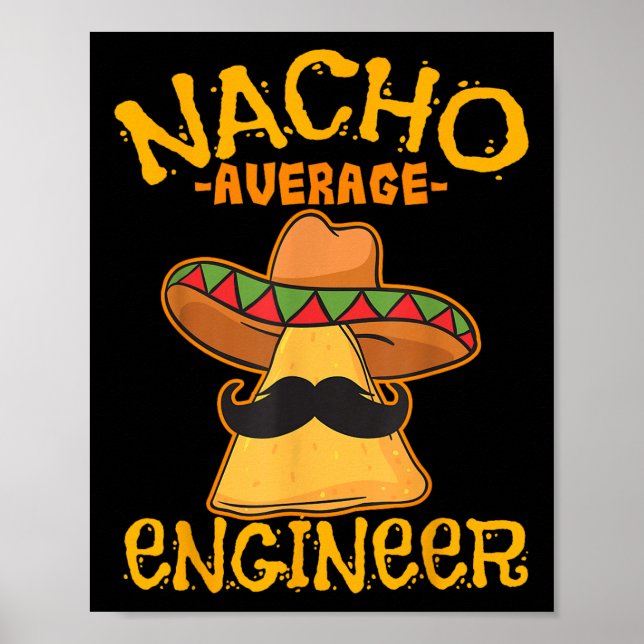 Poster Nacho Média de Professores de Engenharia de Engenh (Frente)