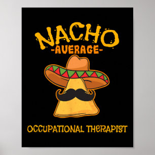 Poster Nacho Média de Terapista Ocupacional Cinco De Mayo