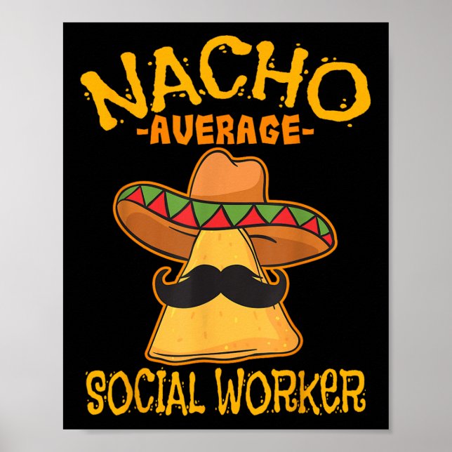 Poster Nacho Média de Trabalhadores Sociais Cin de Bem-Es (Frente)