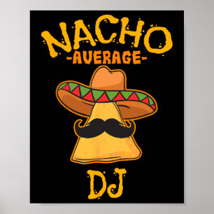 Poster Nacho Média Dj Cinco De Mayo Fiesta Parte Mexicana