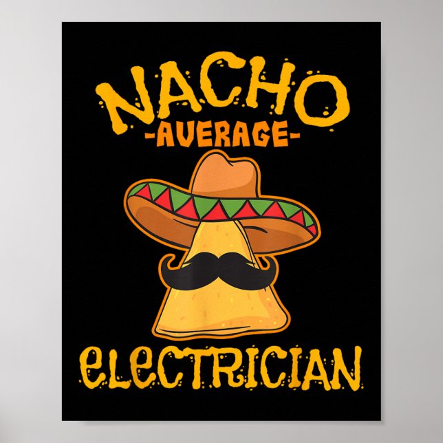 Poster Nacho Média Eletrista Cinco De Mayo Fiesta (Frente)
