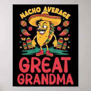 Poster Nacho Média Excelente Vovó Mexicana Vinculando Cin