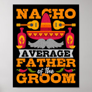 Poster Nacho Média Padre do Groom Cinco De Mayo Mexica