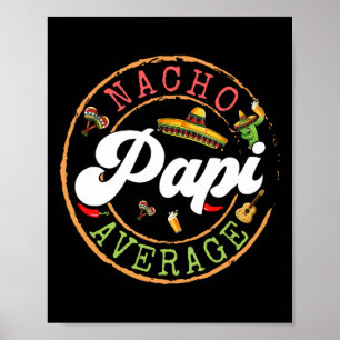 Poster Nacho Média Papi Cactus Cinco De Mayo Corresponden