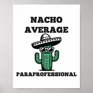 Poster Nacho Média Paraprofissional Mexicana Cinco De Mãe