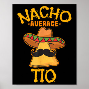 Poster Nacho Média Tio Mexicano Dish Tio Cinco De Mayo