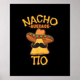 Poster Nacho Média Tio Mexicano Tio Cinco De Mayo