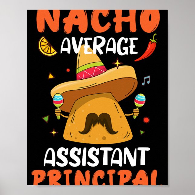 Poster Nacho Médio Imediato Principal Mexicano Cinco De M (Frente)
