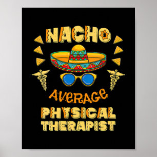 Poster Nacho Terapeuta Físico Médio Cinco De Mayo