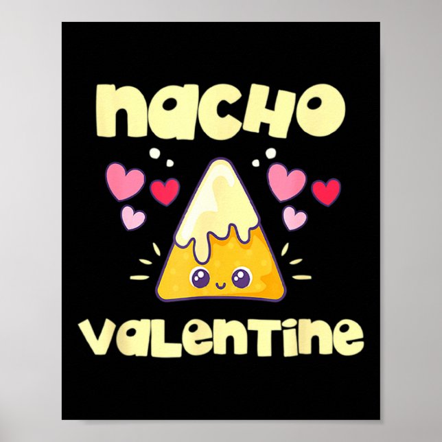 Poster Nacho Valentine Valentines Day Mexican Food _1  (Frente)