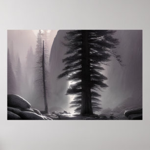 Poster Nacional Yosemite - Pintura Colorida