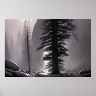 Poster Nacional Yosemite - Pintura Colorida