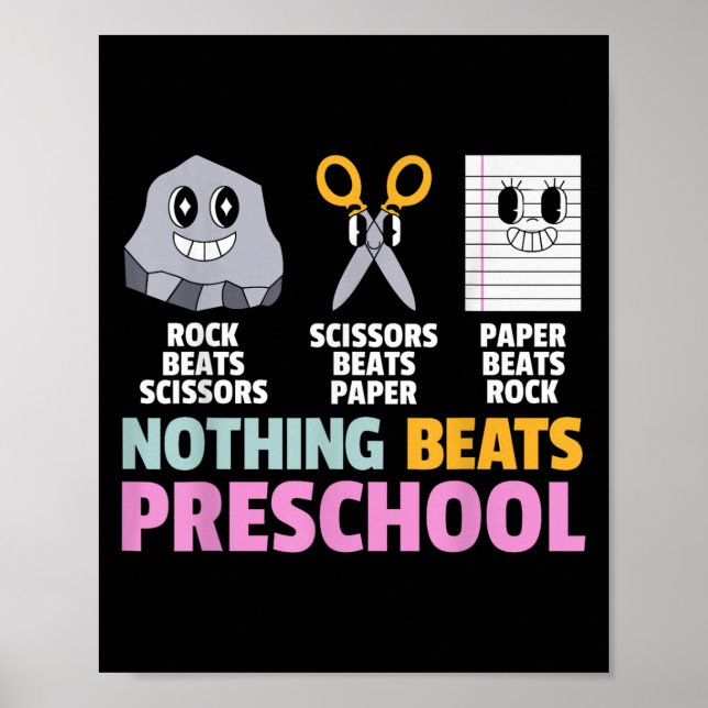 Poster Nada Bate No Pré-Ensino De Volta Ao Ensino (Frente)