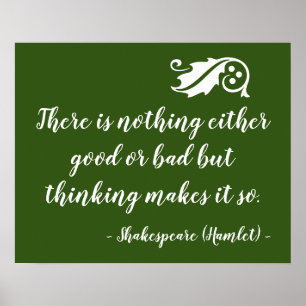 Poster Nada Bom, Mas Pensar Em Shakespeare