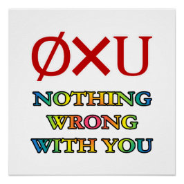 Pôster Nada de errado com você