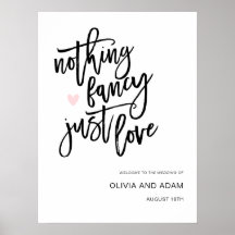 Nada de Luxo, Apenas Amor Boas-Vindas de Casamento