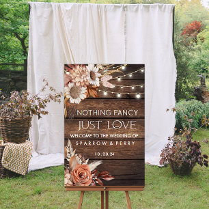 Poster Nada de Rico apenas adoro sinal de boas-vindas