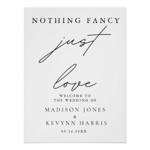 Pôster Nada De Rico Apenas Adoro Sinal De Casamento