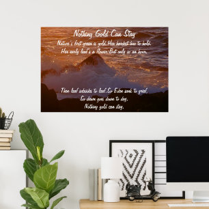 Poster Nada Dourado pode ficar no oceano