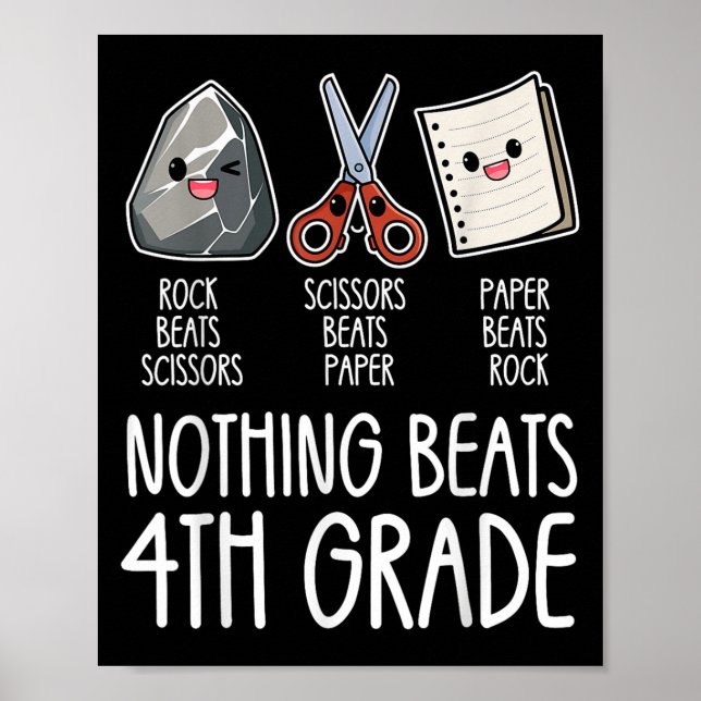 Poster Nada É Engraçado De Volta Às Crianças Da Escola. (Frente)