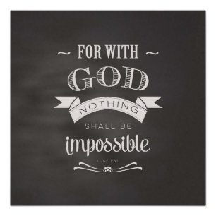 Pôster Nada É Impossível