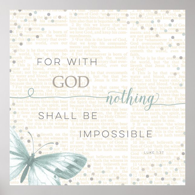 Pôster Nada É Impossível (Frente)