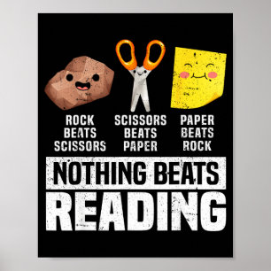 Poster Nada supera a leitura do bibliotecário de livros