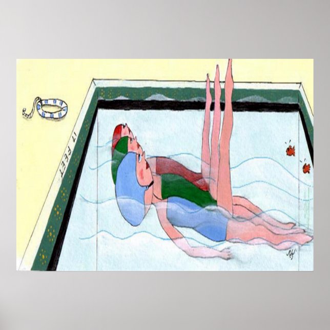 Pôster Nadação Sincronizada (Frente)