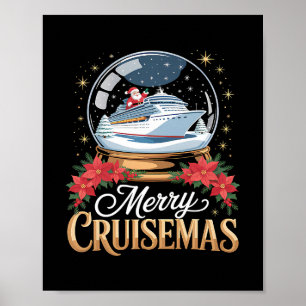 Poster Nadal Cruisemas Alegre Férias de Cruzeiro Para Tod