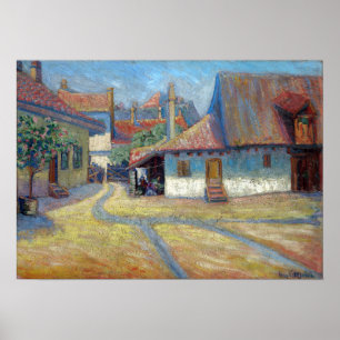 Poster Nadežda Petrović Belgrado Suburb