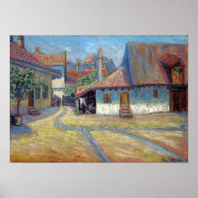 Poster Nadežda Petrović Belgrado Suburb (Frente)