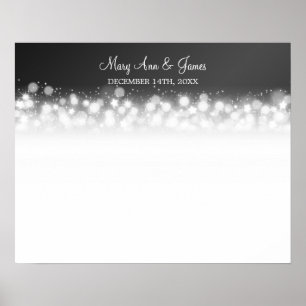 Poster Nado Guestbook Magic Sparkle Black