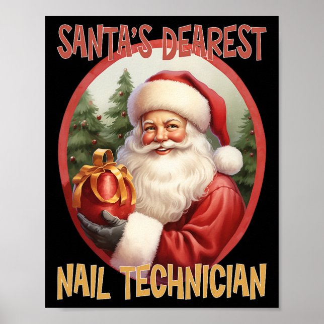 Poster Nail Technicay Natal Love Xmas (Frente)