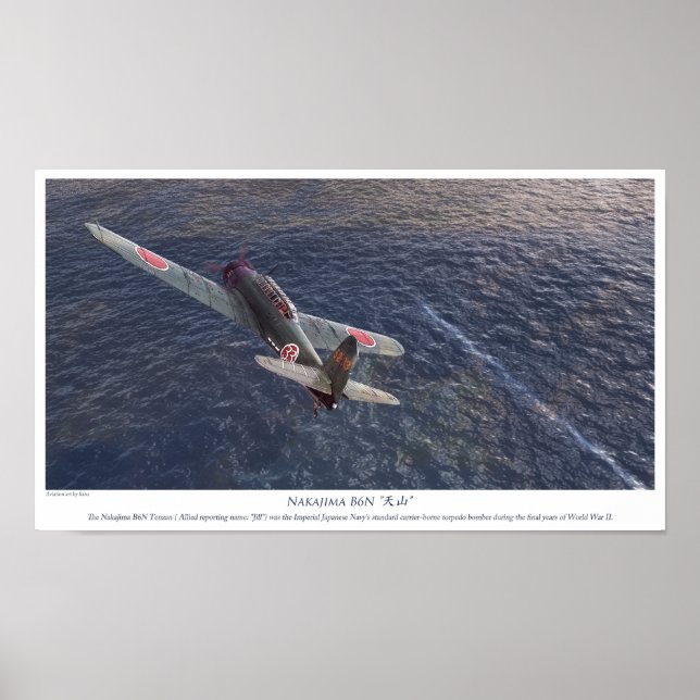 Poster Nakajima B6N Tenzan (Frente)