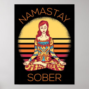 Poster Namastay Sober I