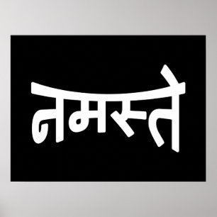 Poster Namaste (नमस्ते) - roteiro de Devanaga